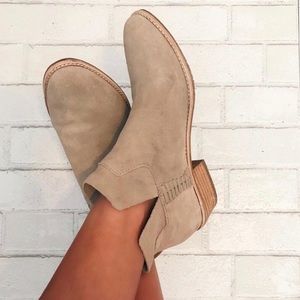 Dolce Vita X Anthropologie Suede Ankle Boot, Sz 9